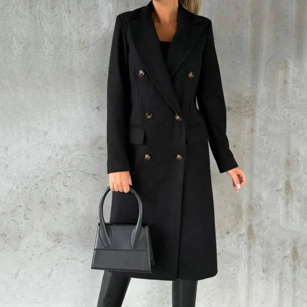 Long Autumn Coat for Women - Image 11