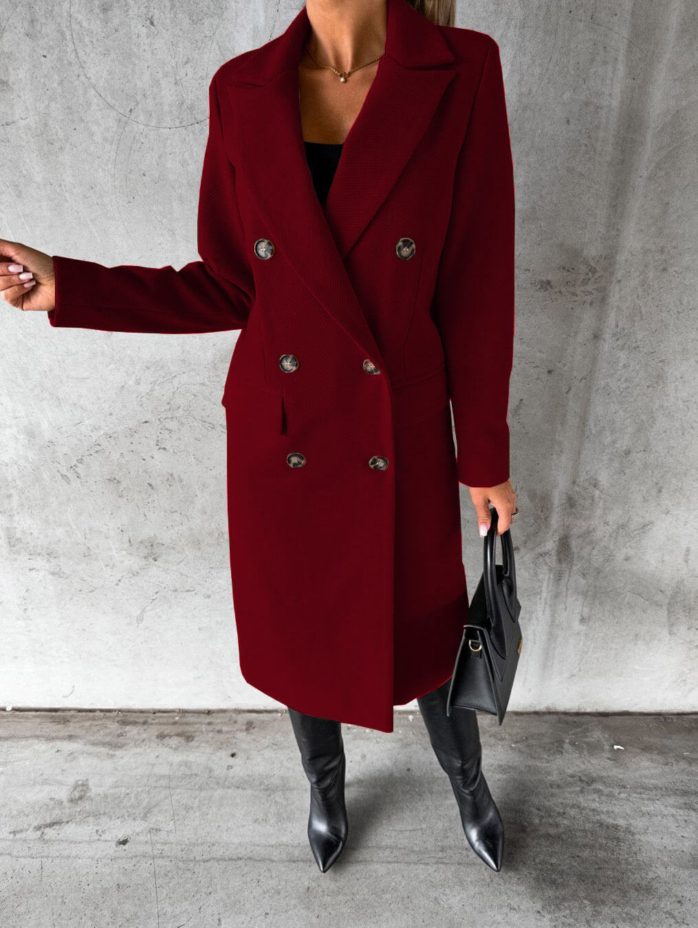Long Autumn Coat for Women - Image 13