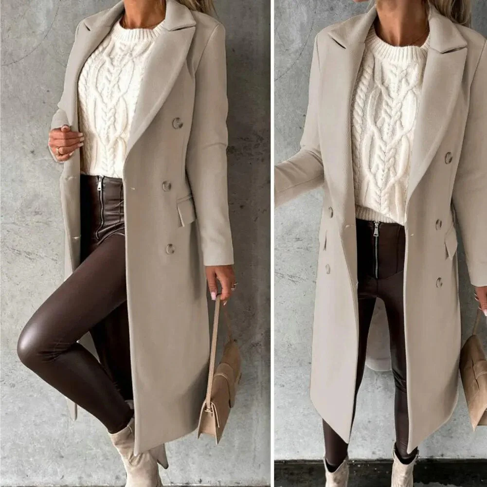 Long Autumn Coat for Women - Image 7