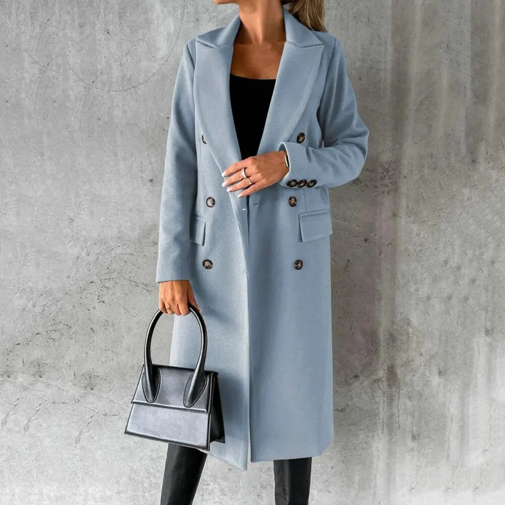 Long Autumn Coat for Women - Image 8