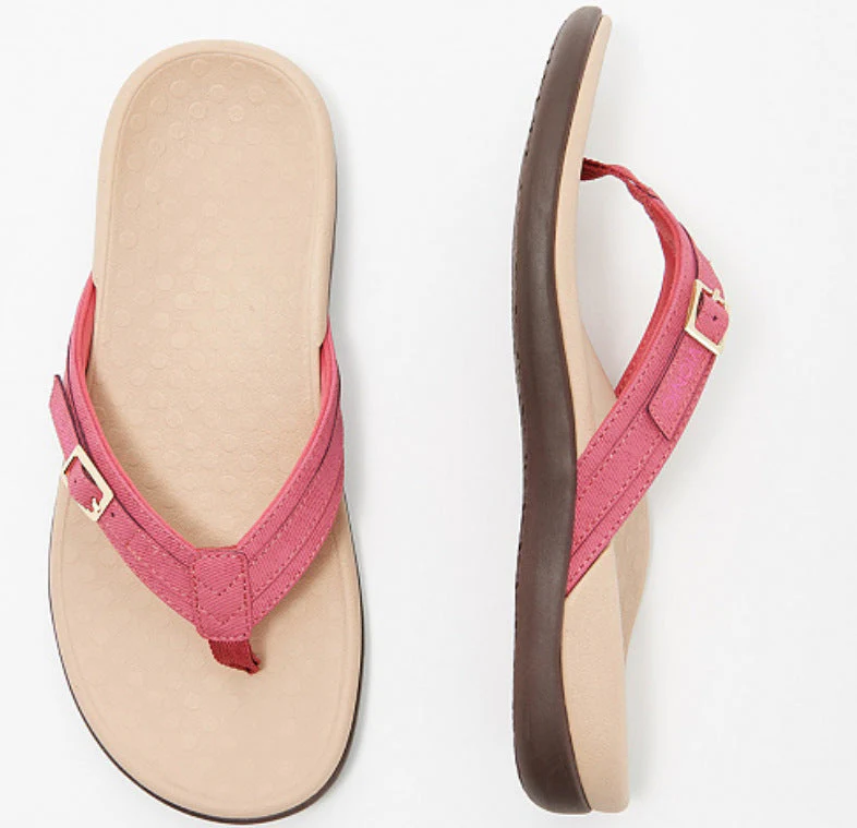 Ladies Sandals – Orthopedic Comfort – Flat Sole – Adjustable Buckle Strap – Open Toe - Image 3