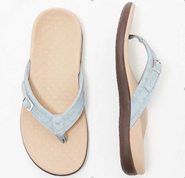 Ladies Sandals – Orthopedic Comfort – Flat Sole – Adjustable Buckle Strap – Open Toe - Image 4