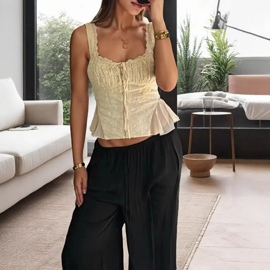 Ladies Set with Lace Top and Mermaid Skirt – Slim Fit – Off-Shoulder – Chic Eveningwear - Image 3