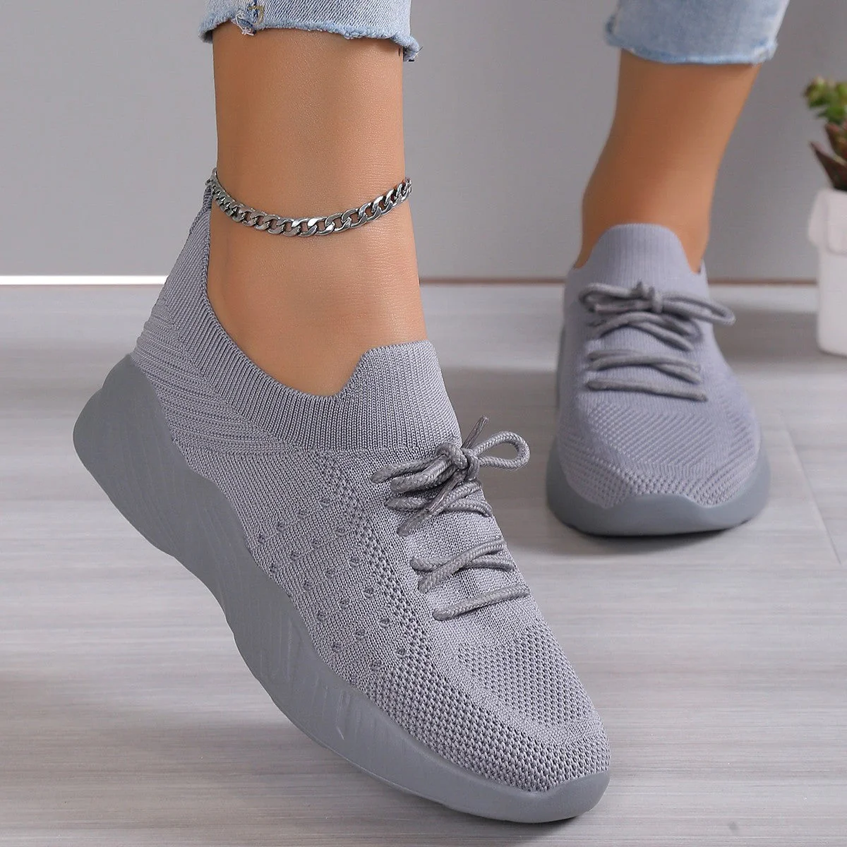 Women's sports shoes – Orthopedic – Breathable mesh – Lightweight – Soft sole - Image 9