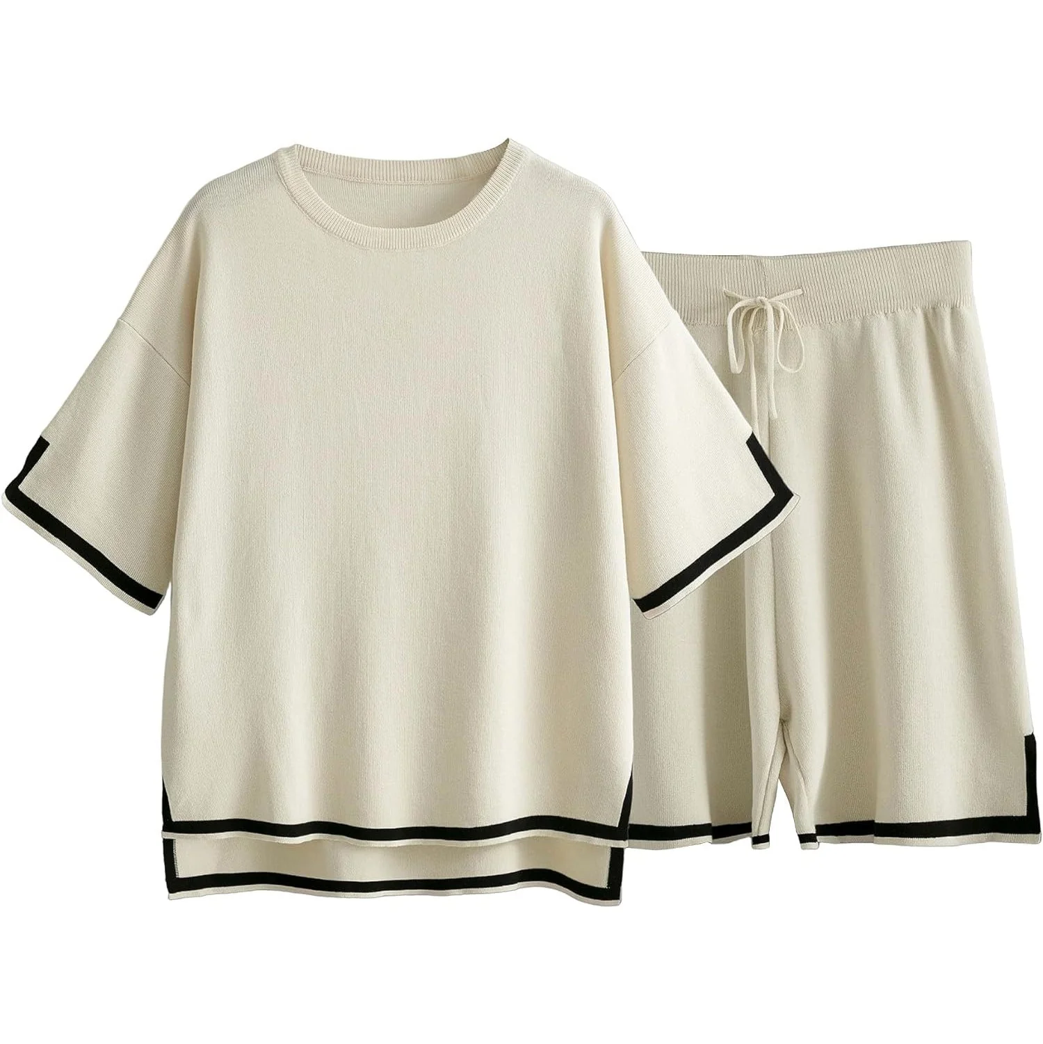 Women's Sweater Set – Relaxed Fit – Soft Breathable Knit – Ribbed Edges – Casual Look - Image 3