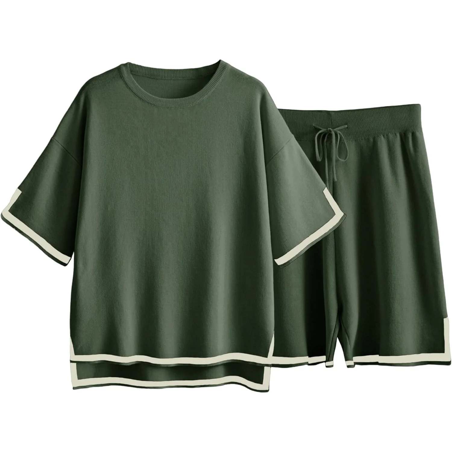 Women's Sweater Set – Relaxed Fit – Soft Breathable Knit – Ribbed Edges – Casual Look - Image 4
