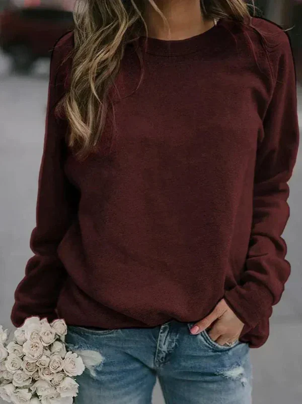 Women's Sweater – Relaxed Fit – Soft Knit Fabric – Long Sleeves – Casual Look - Image 7