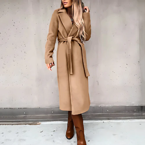 Ladies Winter Coat - Sky Long Coat for Cold Days - Image 10