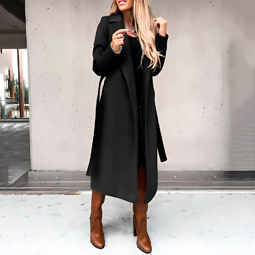 Ladies Winter Coat - Sky Long Coat for Cold Days - Image 12