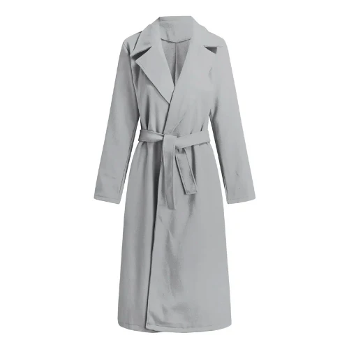 Ladies Winter Coat - Sky Long Coat for Cold Days - Image 14