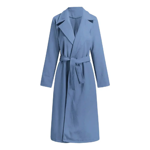 Ladies Winter Coat - Sky Long Coat for Cold Days - Image 15