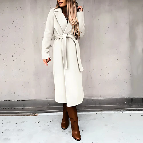 Ladies Winter Coat - Sky Long Coat for Cold Days - Image 16