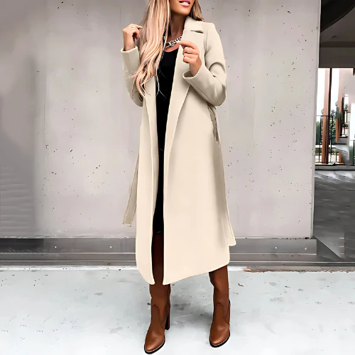 Ladies Winter Coat - Sky Long Coat for Cold Days - Image 17