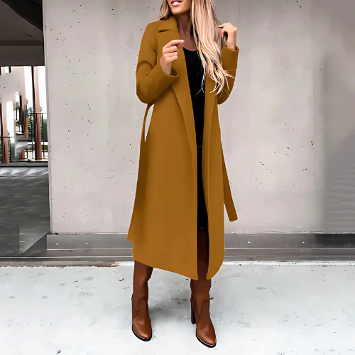 Ladies Winter Coat - Sky Long Coat for Cold Days - Image 18