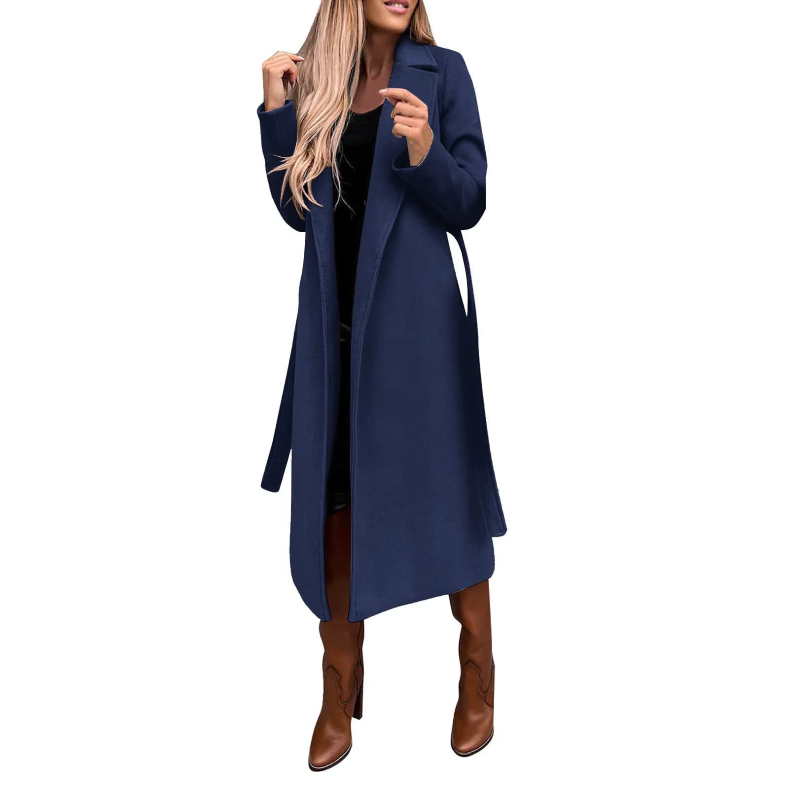 Ladies Winter Coat - Sky Long Coat for Cold Days - Image 20