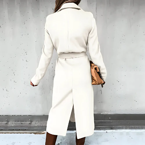 Ladies Winter Coat - Sky Long Coat for Cold Days - Image 8