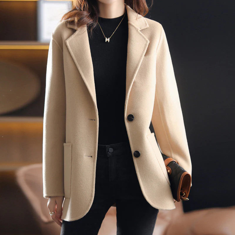 Women's blazer - stylish tailored tweed jacket for autumn and winter - Image 2