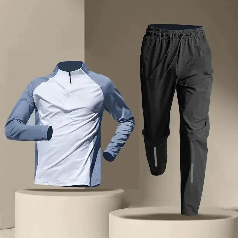 Men's Tracksuit - Breathable Jogger Set - Quick-drying - Slim Fit Sportswear - Image 2
