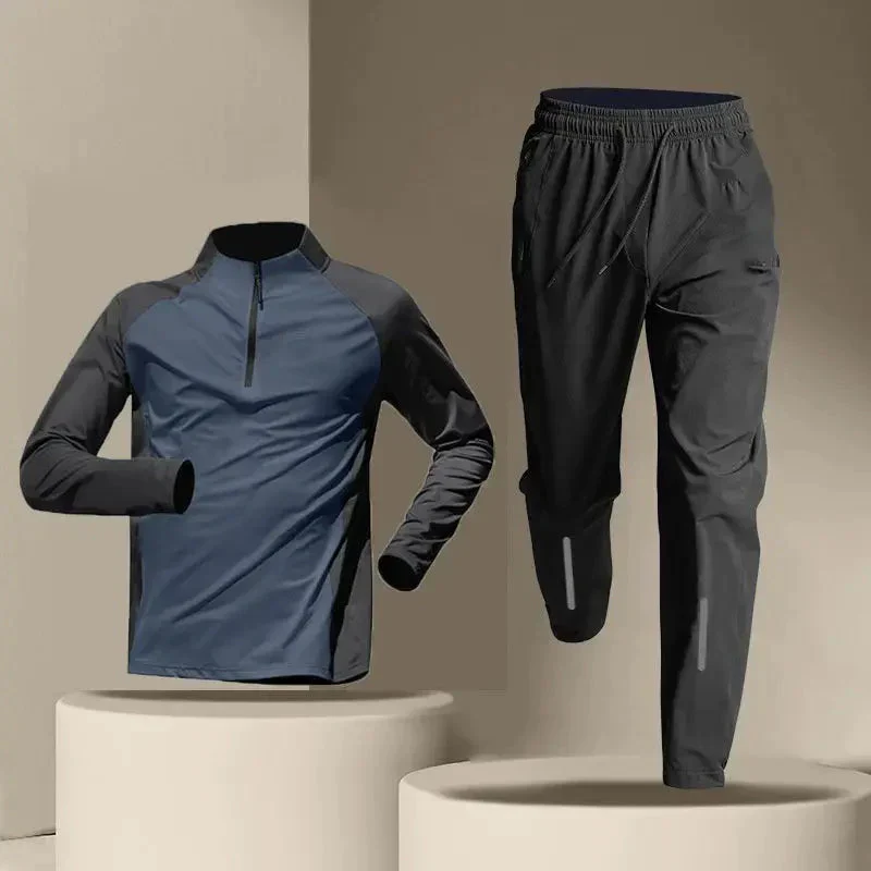 Men's Tracksuit - Breathable Jogger Set - Quick-drying - Slim Fit Sportswear - Image 3
