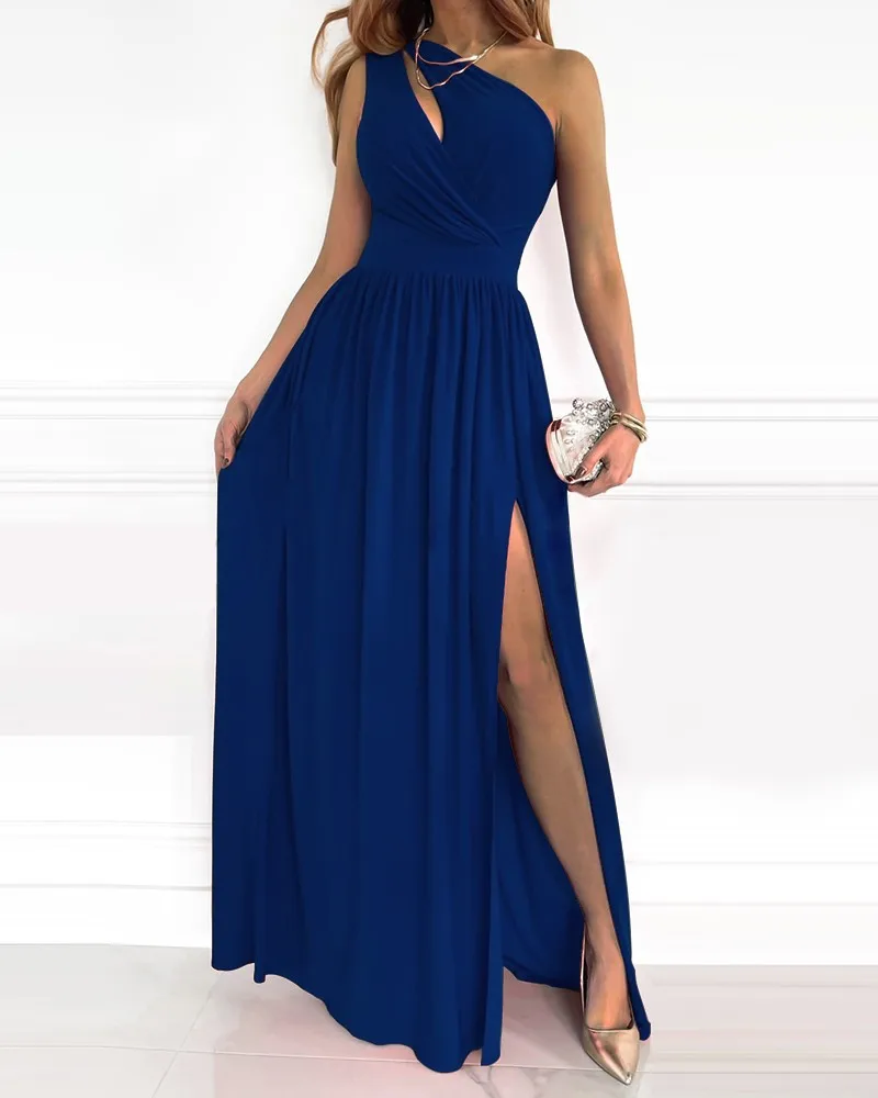 Daphne - Elegant maxi-dress with one shoulder - Image 3