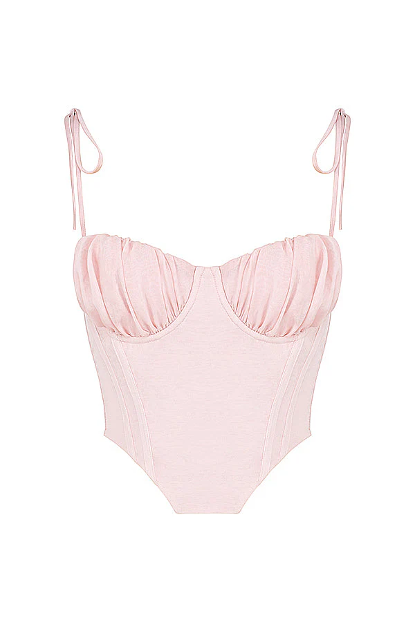 Delicate Chiffon Corset Top - Image 7