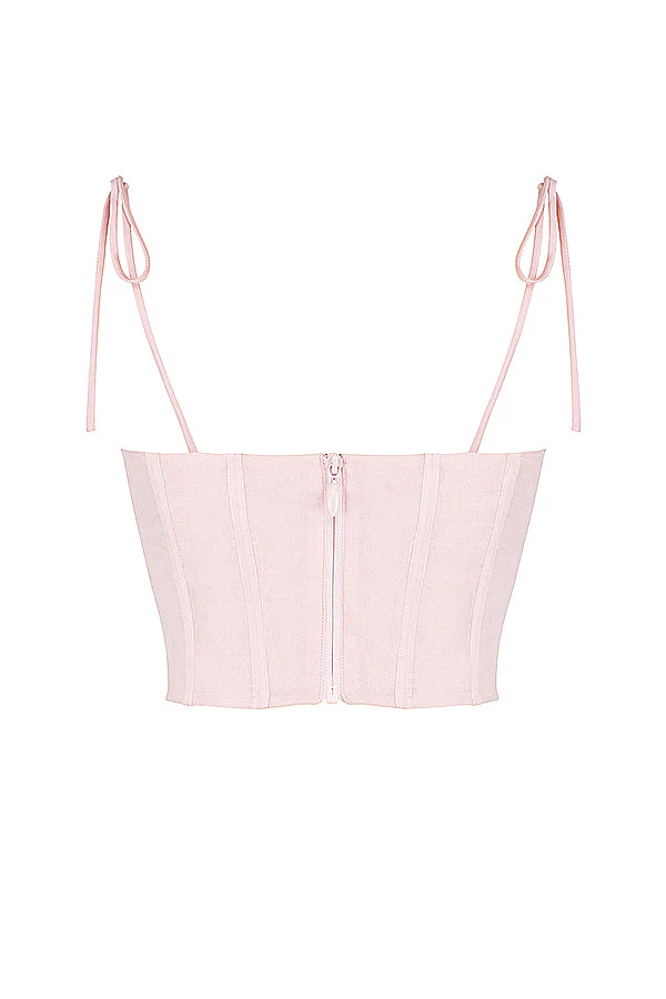 Delicate Chiffon Corset Top - Image 8