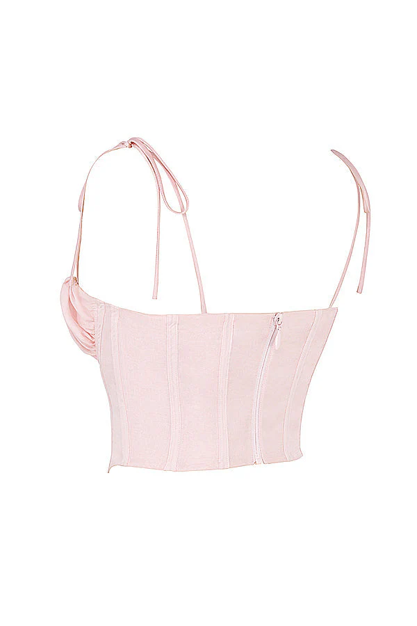 Delicate Chiffon Corset Top - Image 9