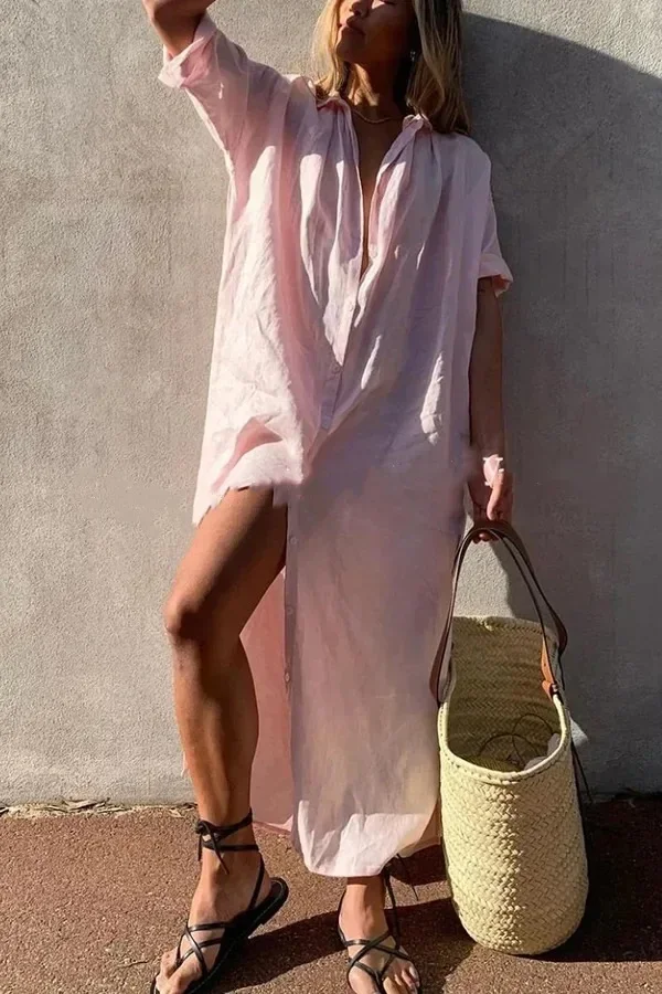 DELILAH | Timeless Linen Spring Dress - Image 2
