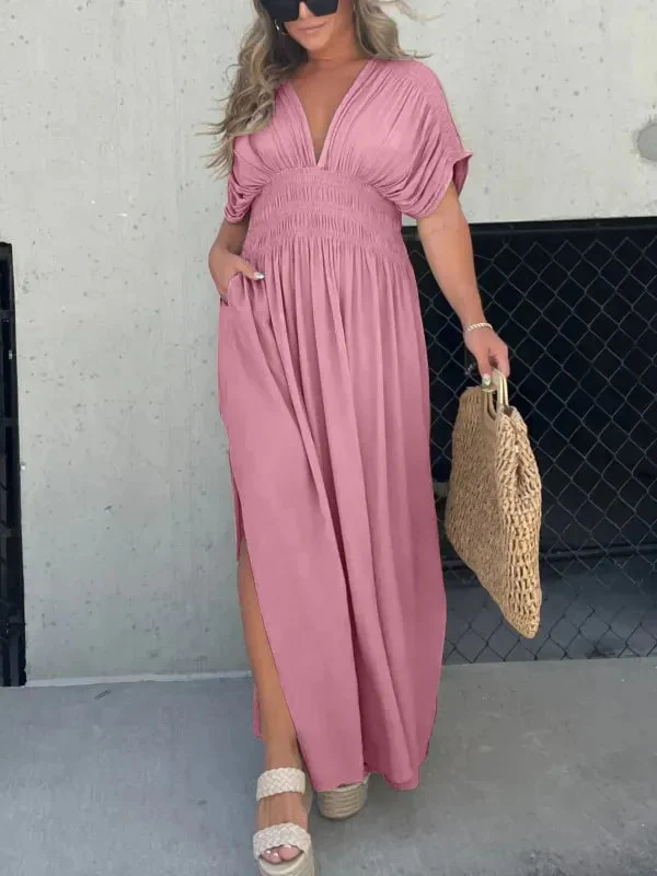 Dianne - Elegant V-Neck Maxi Dress For Women - Image 5