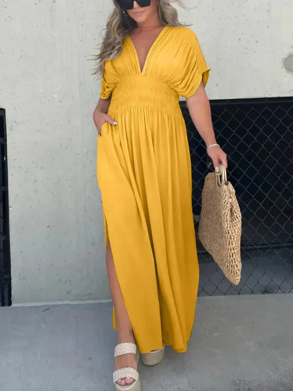 Dianne - Elegant V-Neck Maxi Dress For Women - Image 8