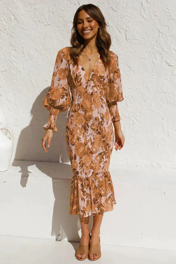 Dominique - Elegant Midi Dress for Women - Image 5