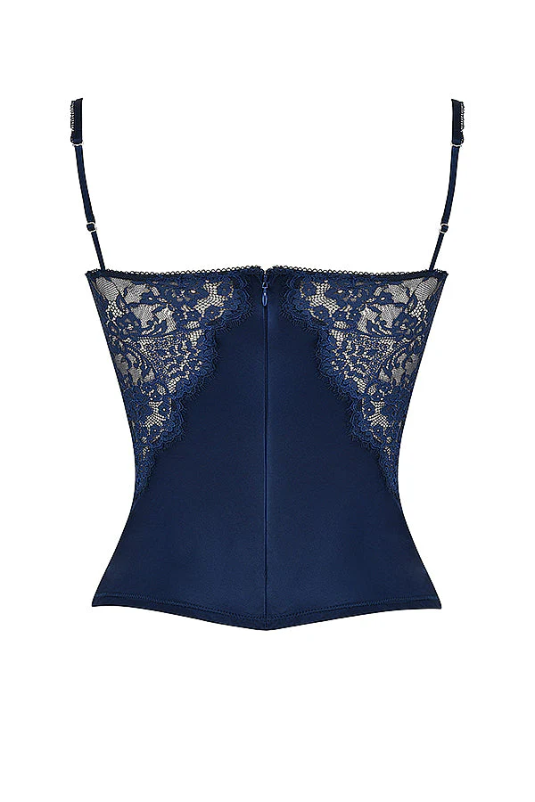 Elegant Corset Top with Textured Details - Image 8