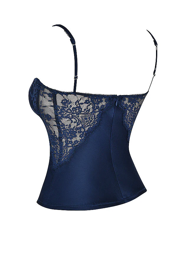 Elegant Corset Top with Textured Details - Image 9