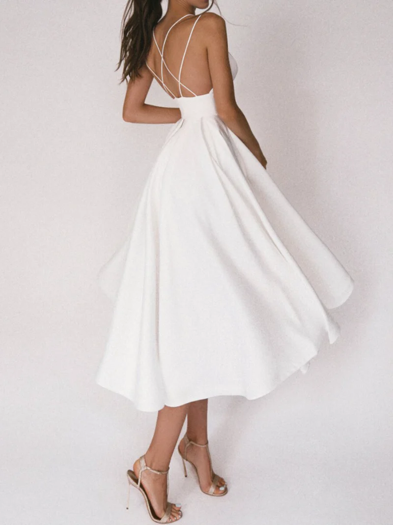 Elegant Evening Dress with A-Line Skirt - Image 7
