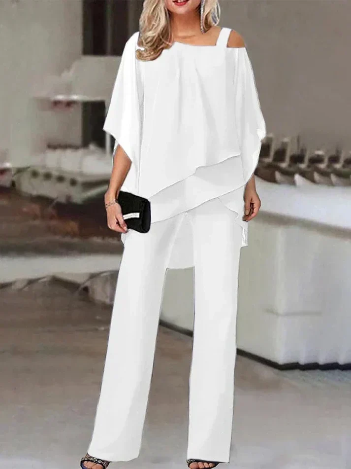 Elegant Off-Shoulder Jumpsuit for Ladies - Image 3