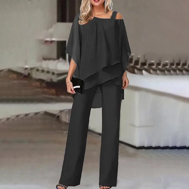 Elegant Off-Shoulder Jumpsuit for Ladies - Image 4