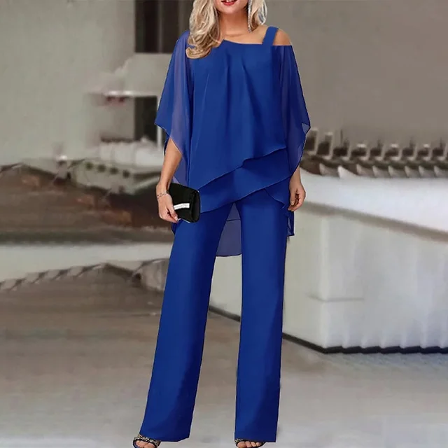 Elegant Off-Shoulder Jumpsuit for Ladies - Image 5