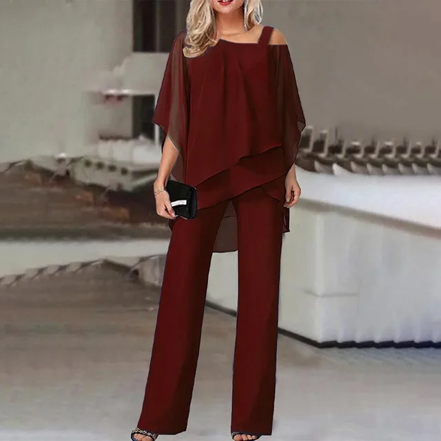 Elegant Off-Shoulder Jumpsuit for Ladies - Image 7