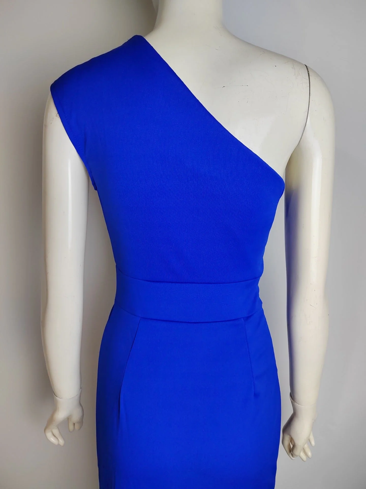 Ladies Evening Dress - One-Shoulder - High Slit - Floor-Length Elegant Fit - Image 6