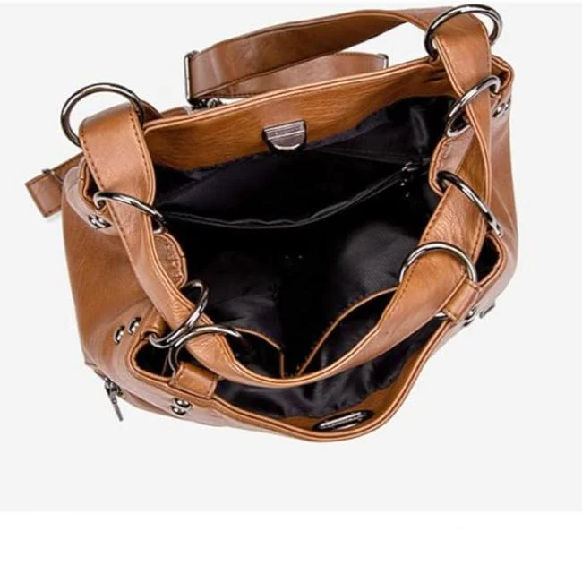 Elena | Vintage Convertible Travel Backpack for Women - Stylish & Versatile - Image 3