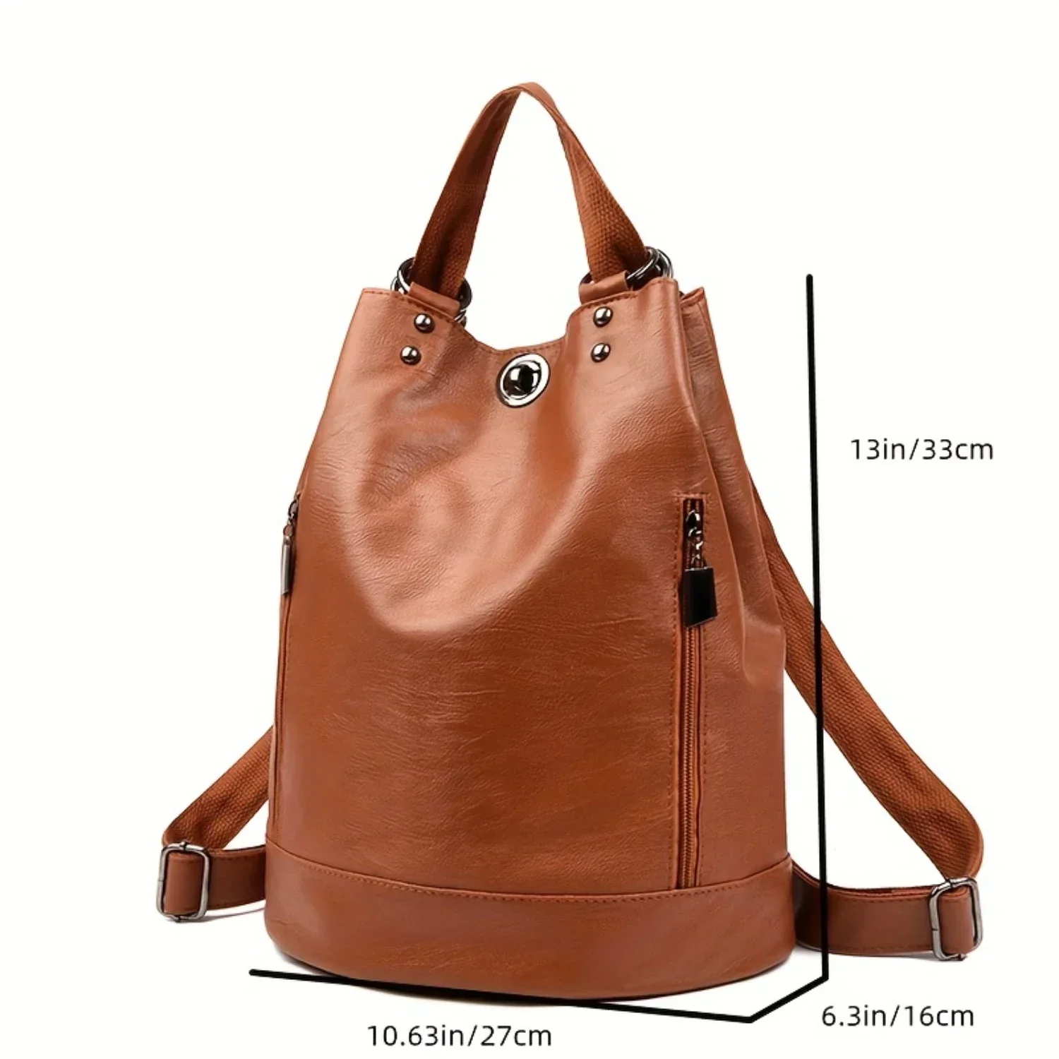 Elena | Vintage Convertible Travel Backpack for Women - Stylish & Versatile - Image 6