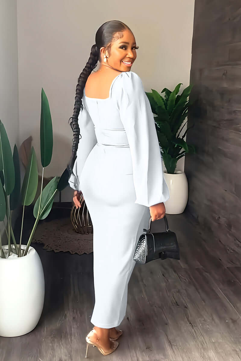 Eline - Modern Dress with long sleeves for Women - Image 11