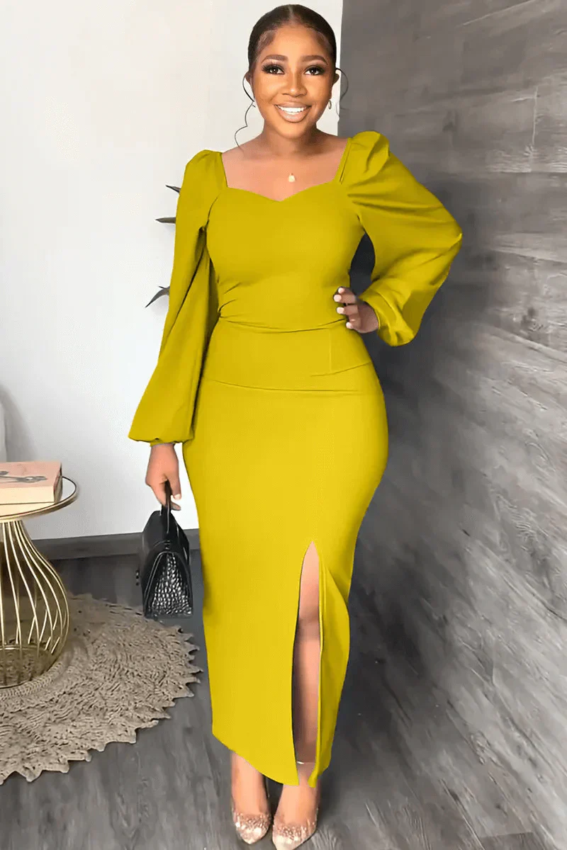Eline - Modern Dress with long sleeves for Women - Image 3