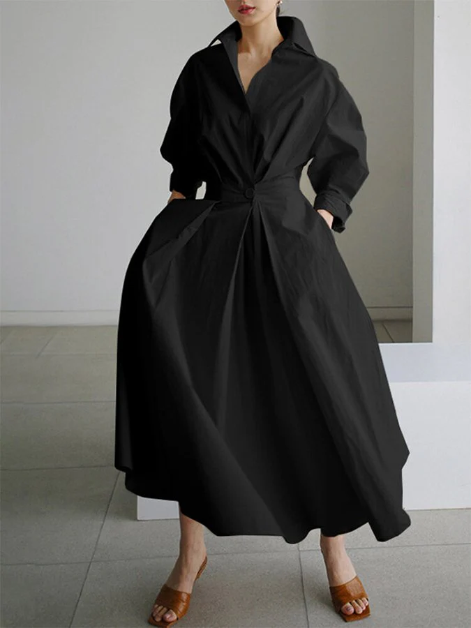 Elisava - Elegant maxi-dress with knot detail - Image 10