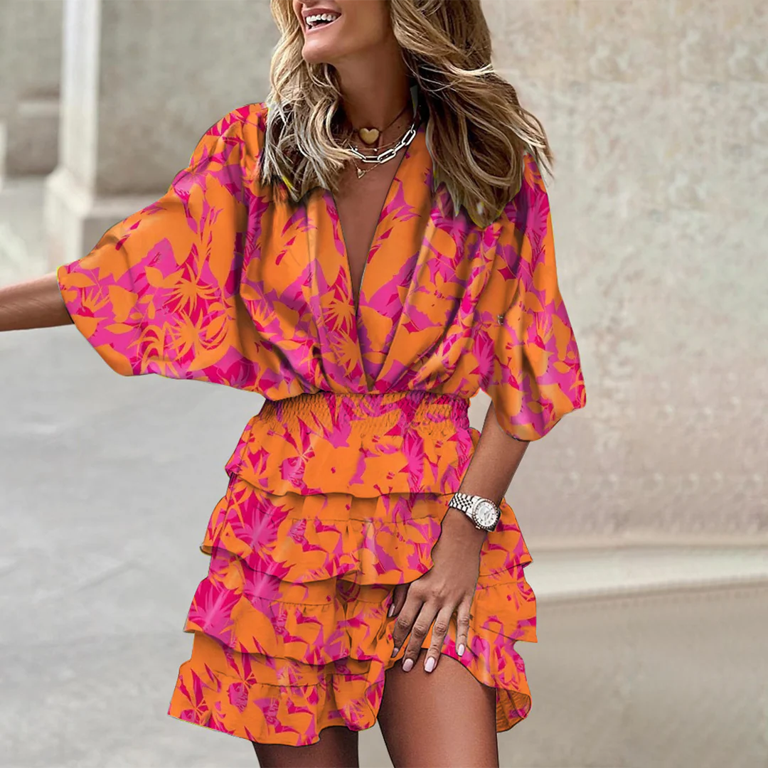 Elisette - Elegant mini-dress - Image 5