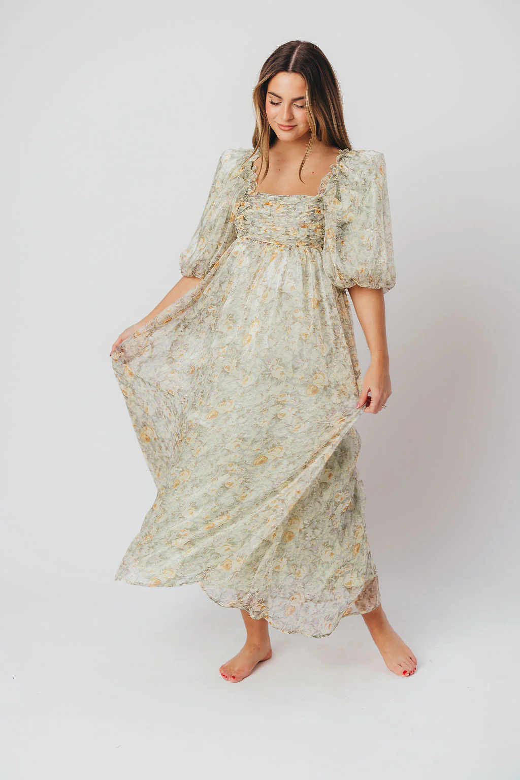 Eliza | Elegant Maxi-Dress for Babyshower or Photoshoot - Image 10