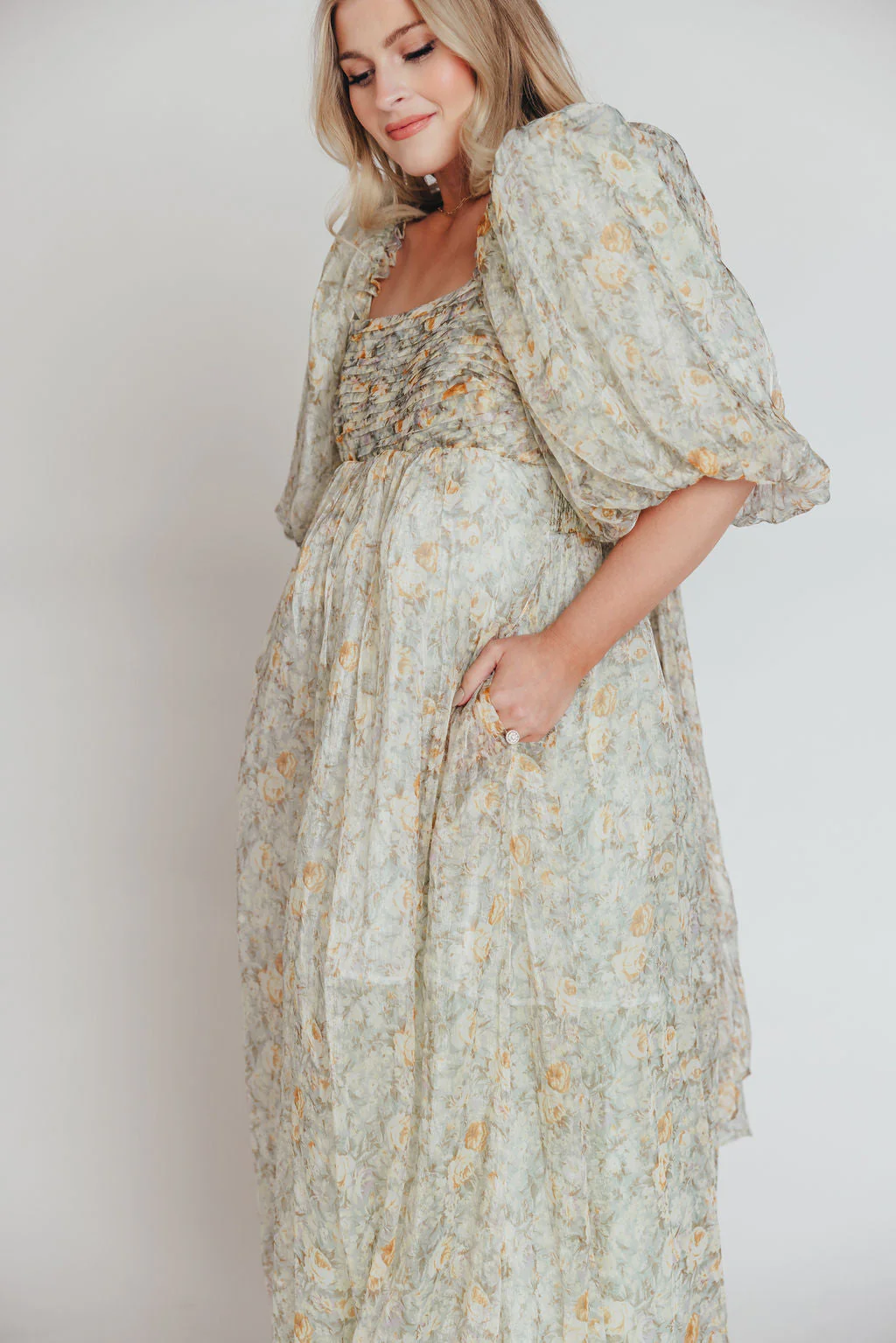 Eliza | Elegant Maxi-Dress for Babyshower or Photoshoot - Image 16