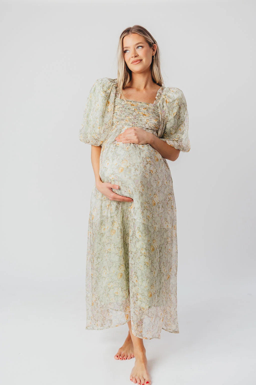 Eliza | Elegant Maxi-Dress for Babyshower or Photoshoot - Image 25