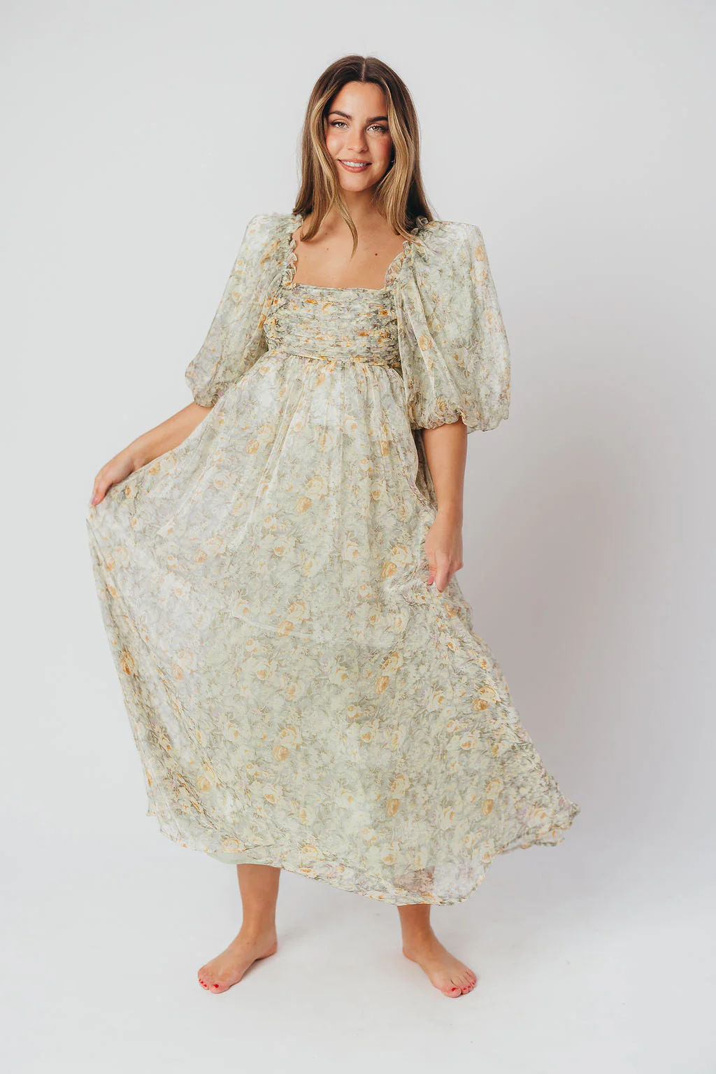 Eliza | Elegant Maxi-Dress for Babyshower or Photoshoot - Image 3