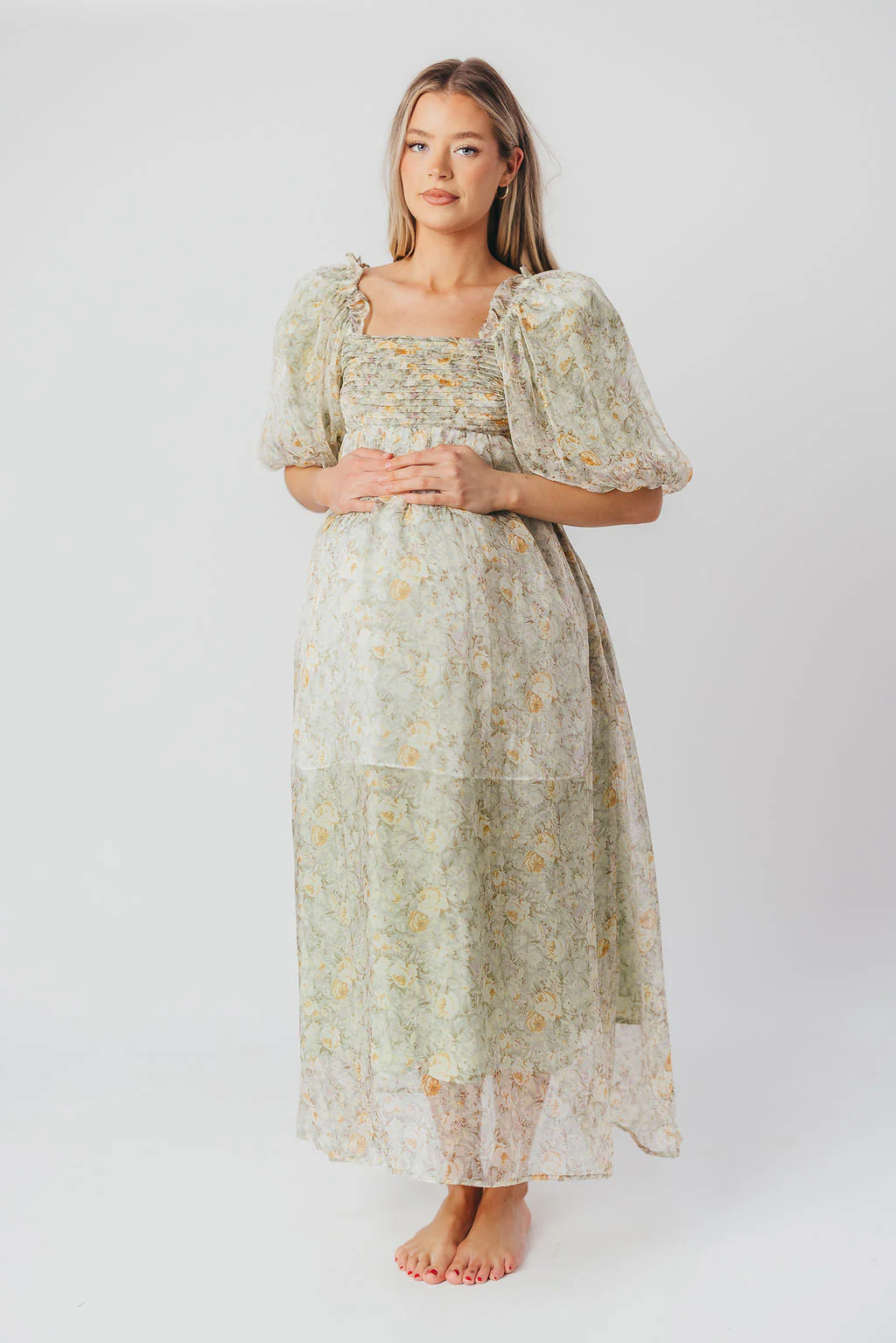 Eliza | Elegant Maxi-Dress for Babyshower or Photoshoot - Image 31